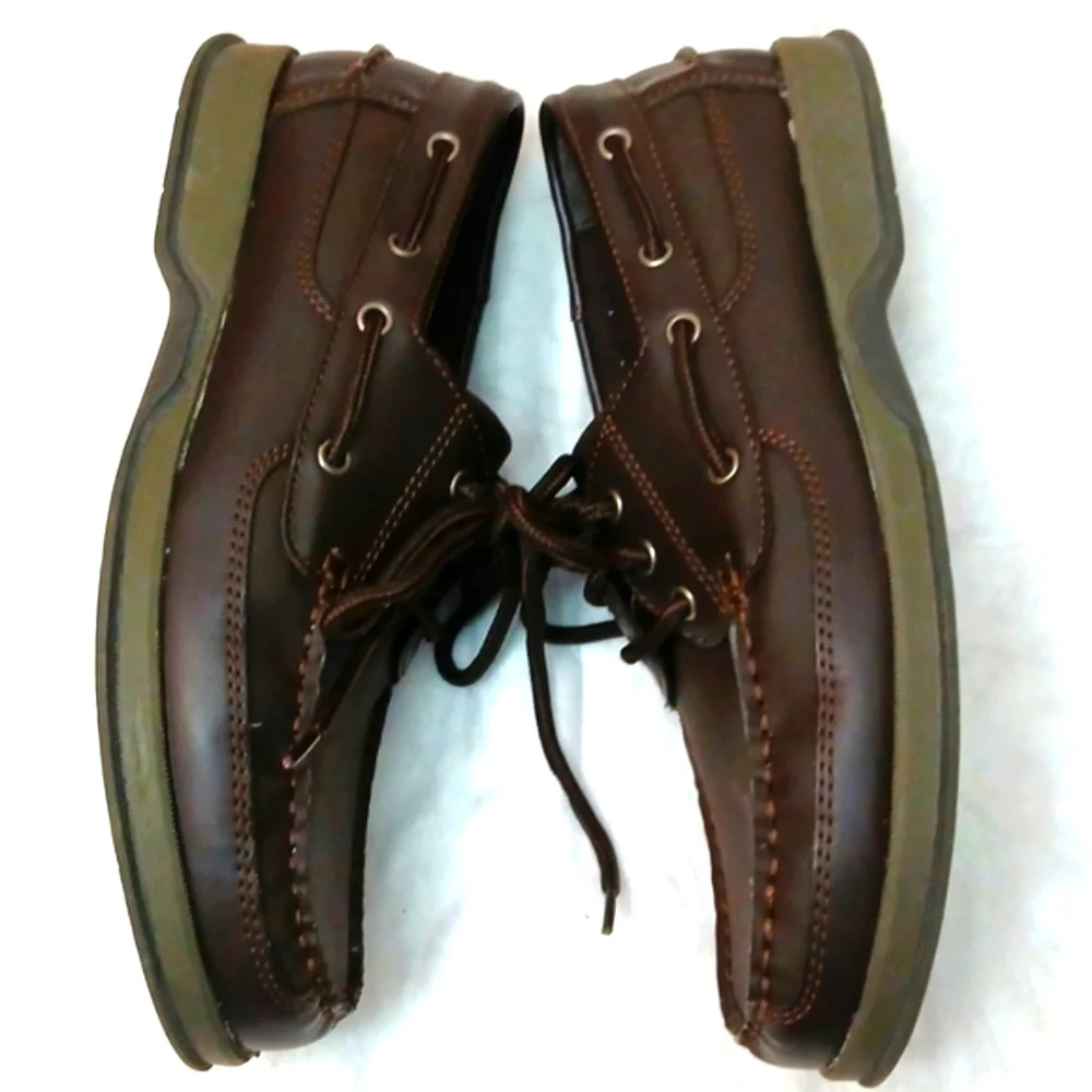 Outland Barry Boat Shoes, Dark Brown, 9.5, NWT